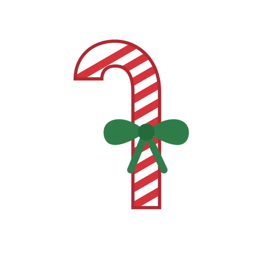 Candy cane artwork