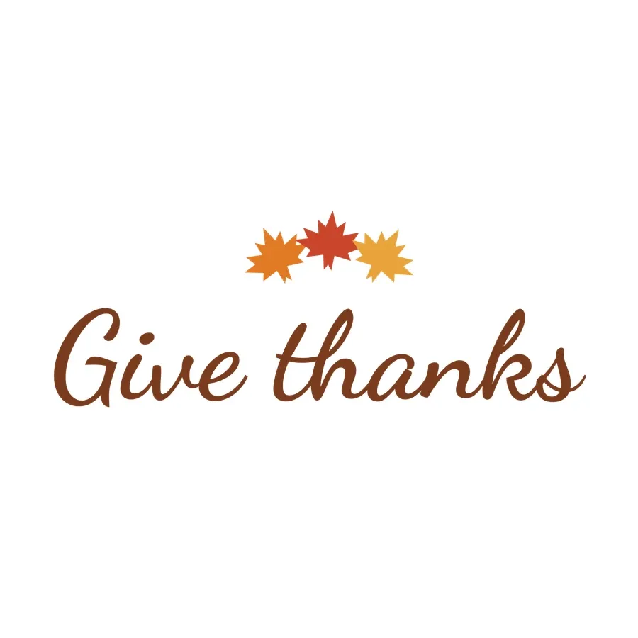 Give thanks artwork