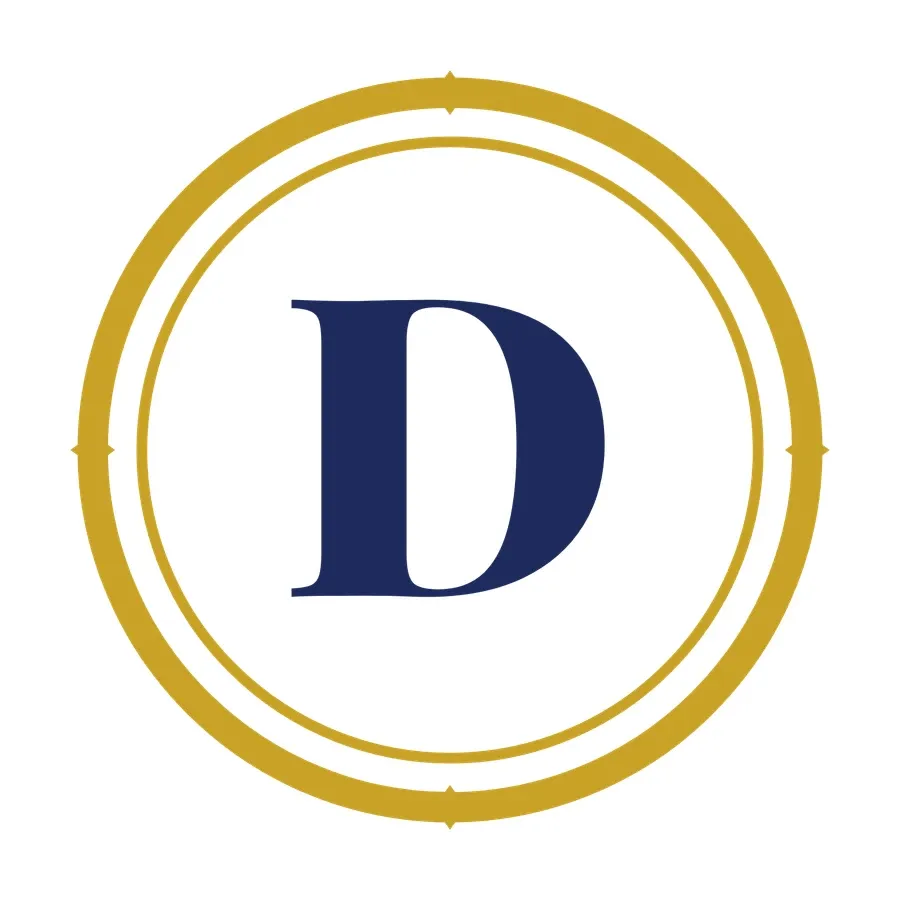 Letter D monogram artwork