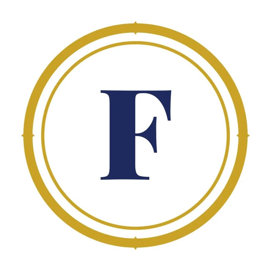 Letter F monogram artwork