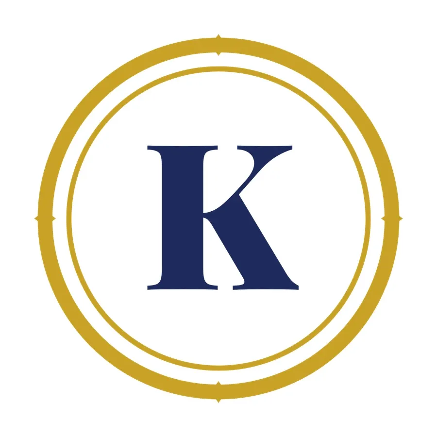 Letter K monogram artwork