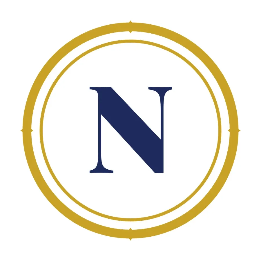 Letter N monogram artwork