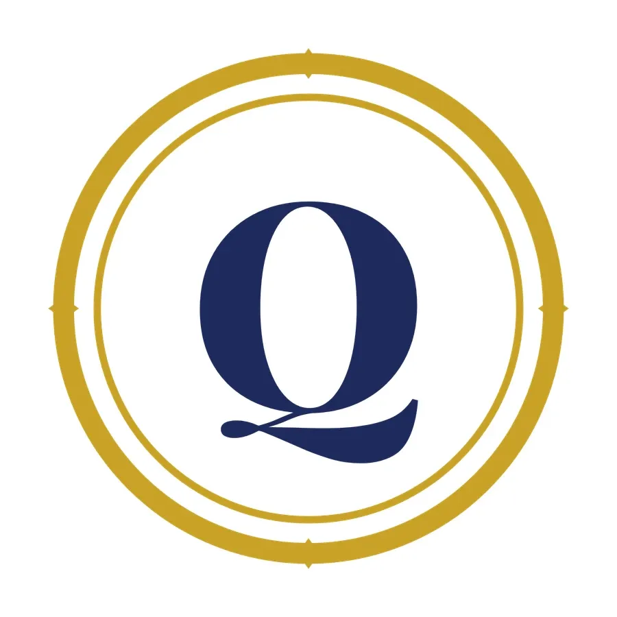 Letter Q monogram artwork