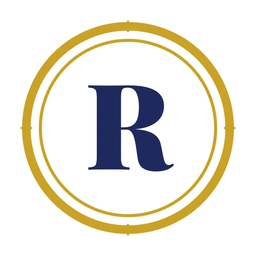 Letter R monogram artwork