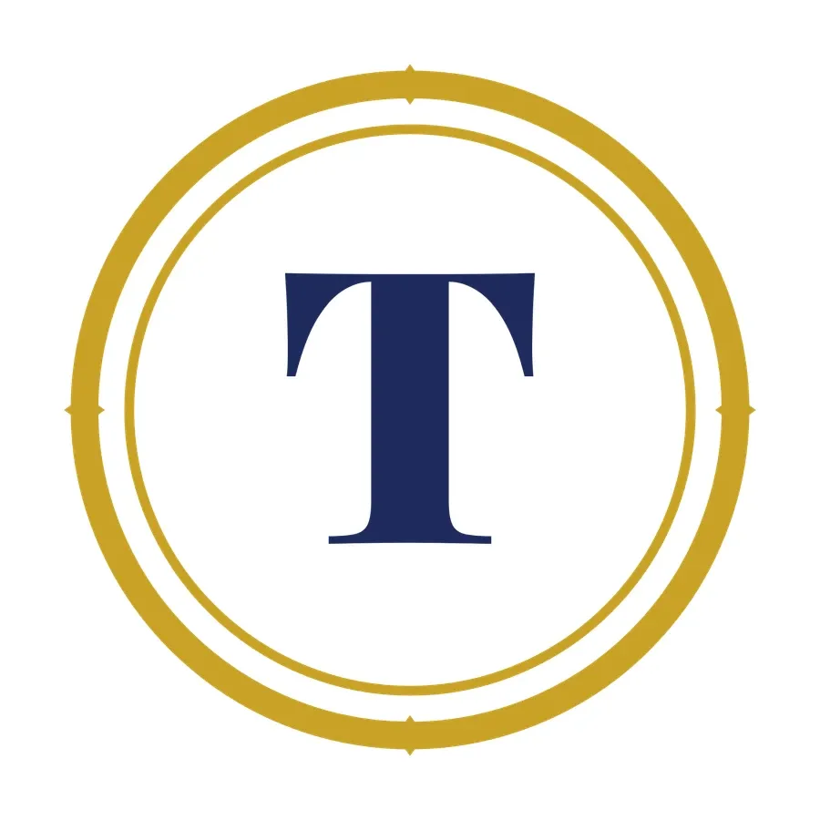 Letter T monogram artwork