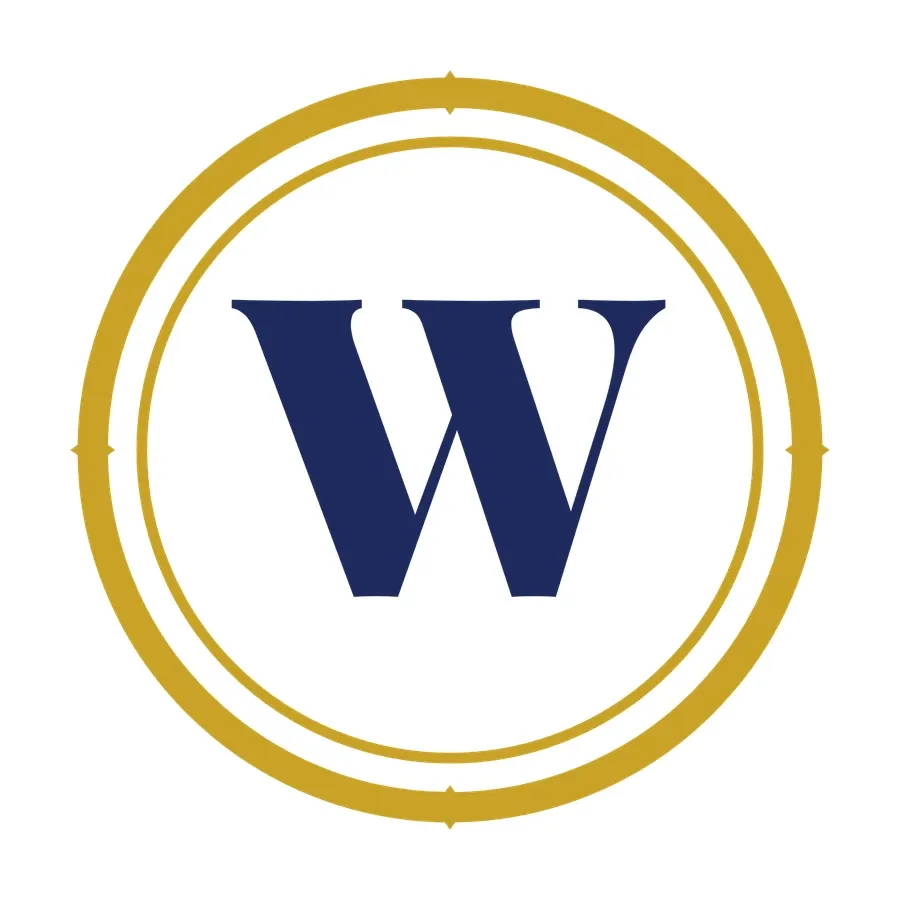 Letter W monogram artwork