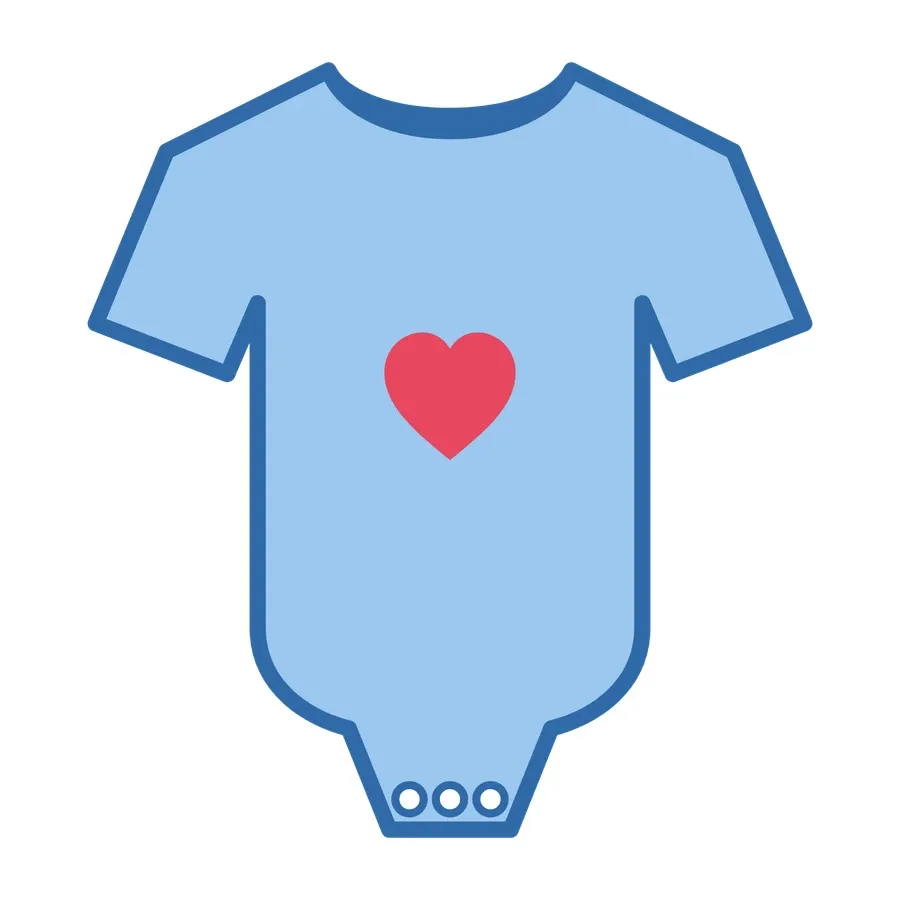 Baby bodysuit artwork