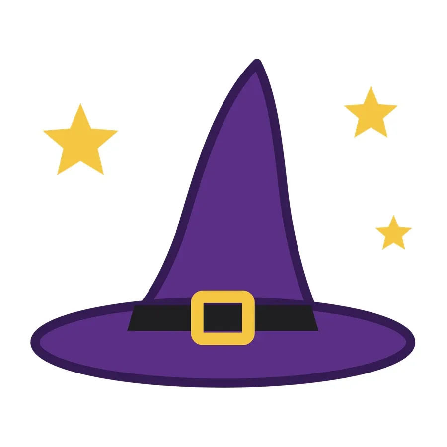 Witch hat artwork