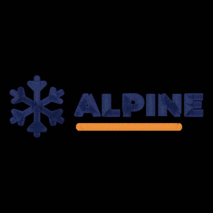snowflake beanie logo embroidered